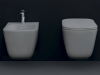 Kerasan 512559 TriBeCa bidet podwieszany GRIGIO MATT + WB9N